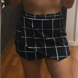 Plaid skort
